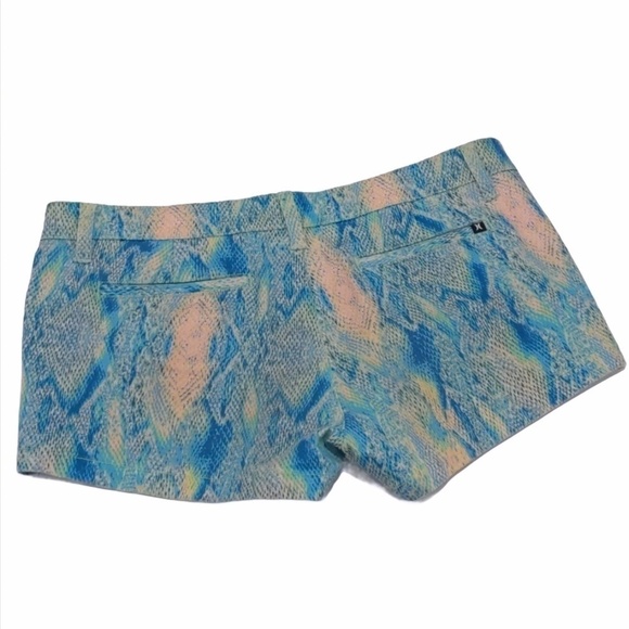 HURLEY aqua snakeskin shorts sz 11 - Picture 2 of 6